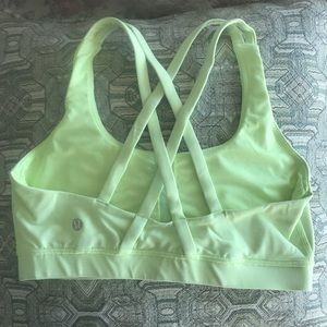 Lululemon Energy Bra- Neon Green